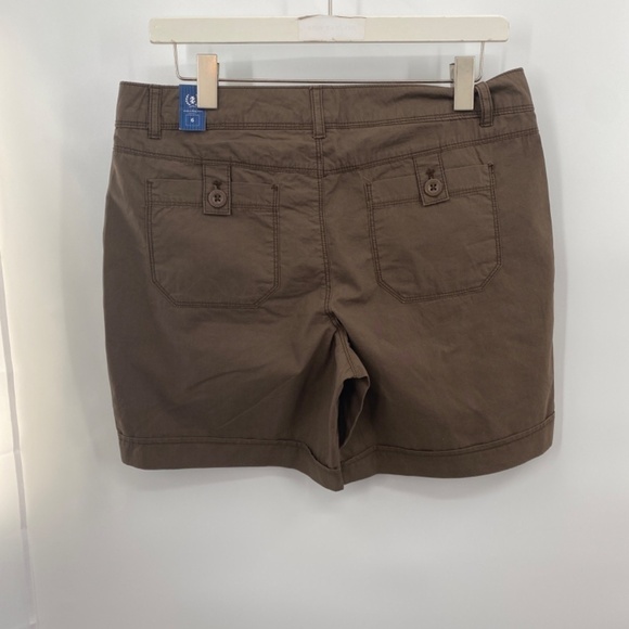 Izod Brown Shorts SIze 6 NWOT - Picture 4 of 7
